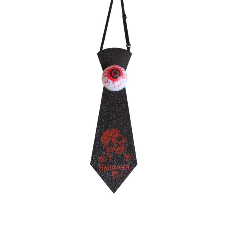 Halloween Glowing Eyeball Bat Bow Tie Costume Accessory - Image 5