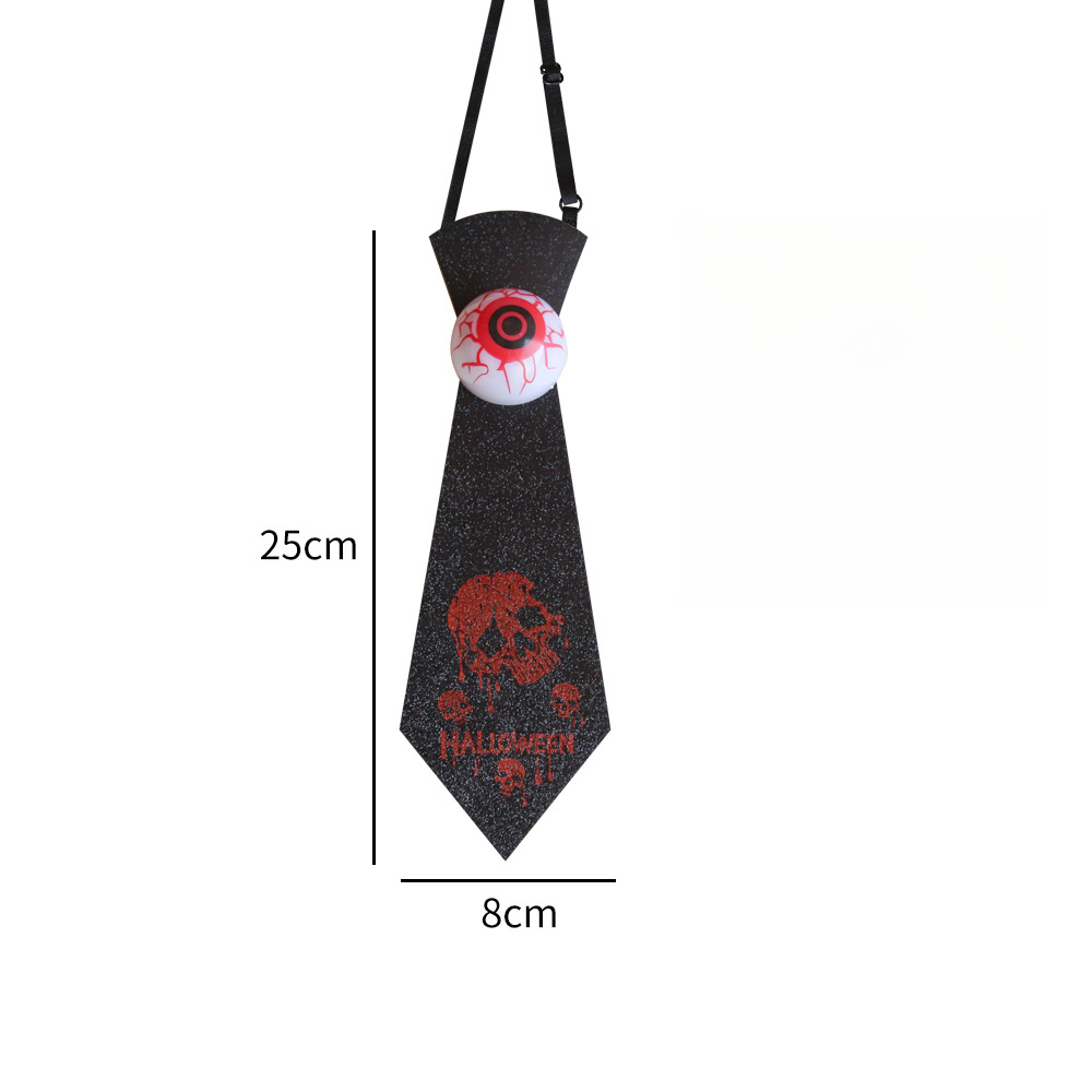 Black luminous Tie