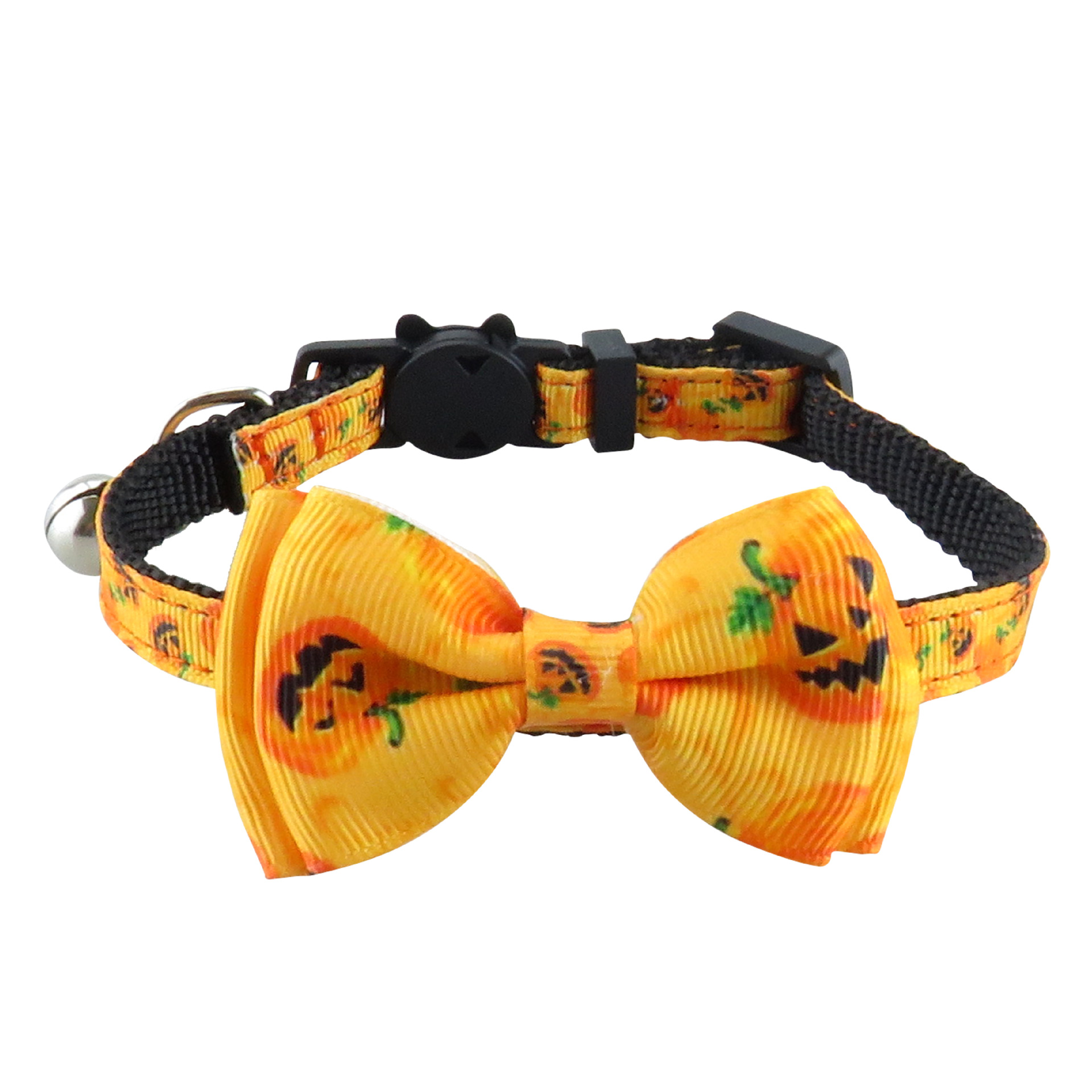 Yellow pumpkin bow