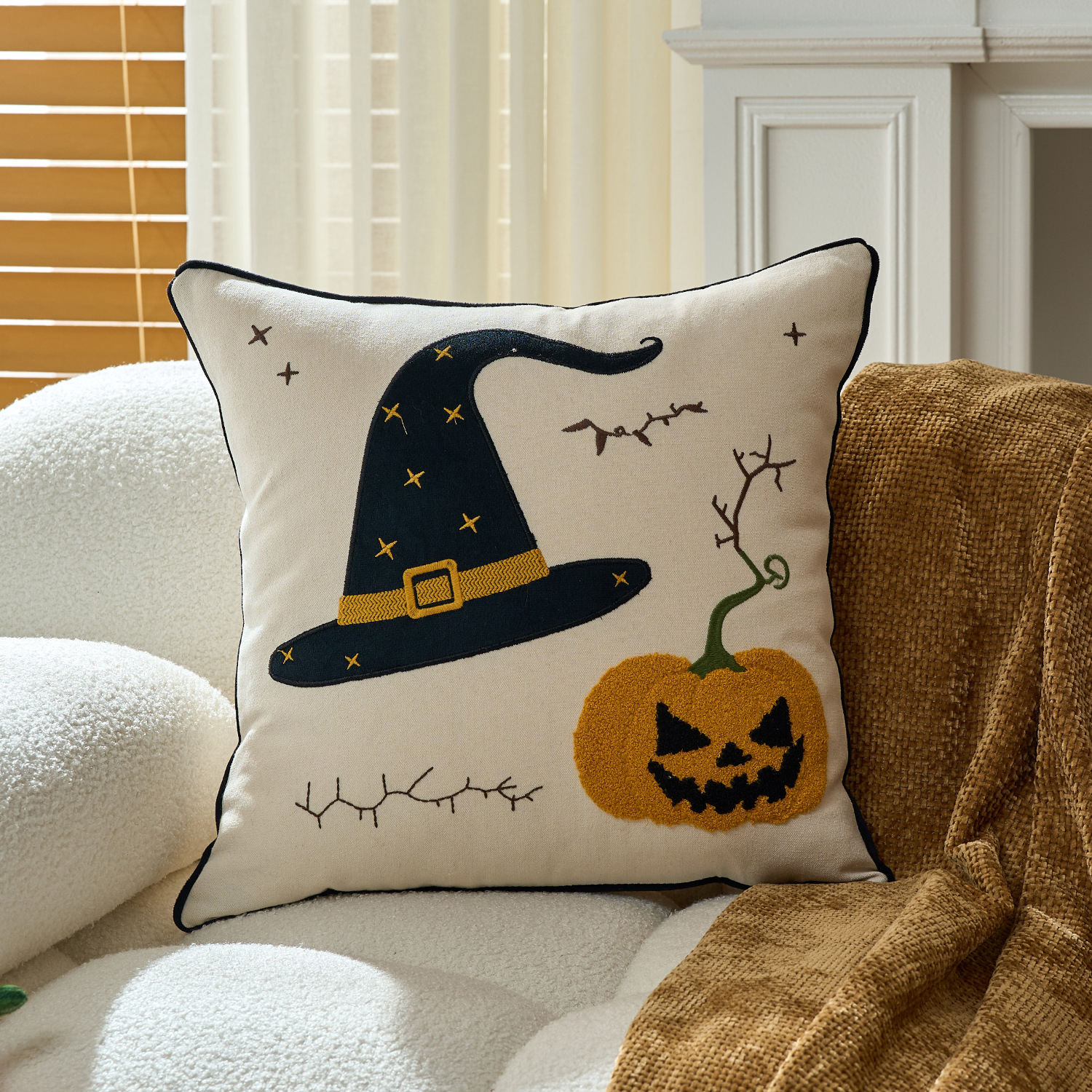 Hat & Pumpkin 45X45CM