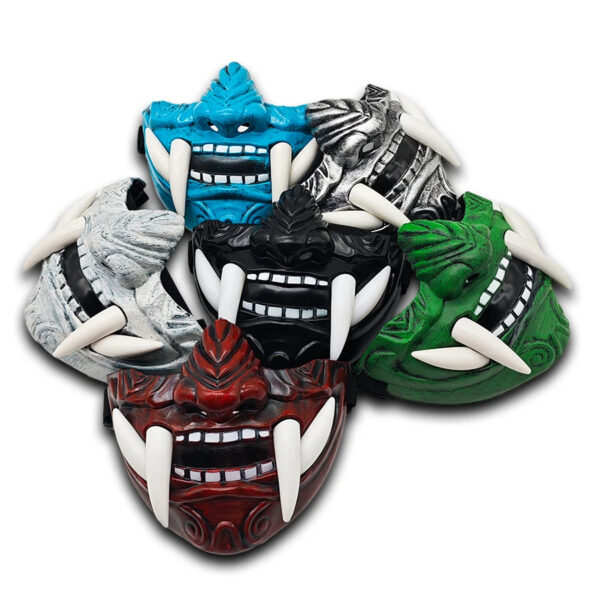 Halloween Demon Half Face Mask