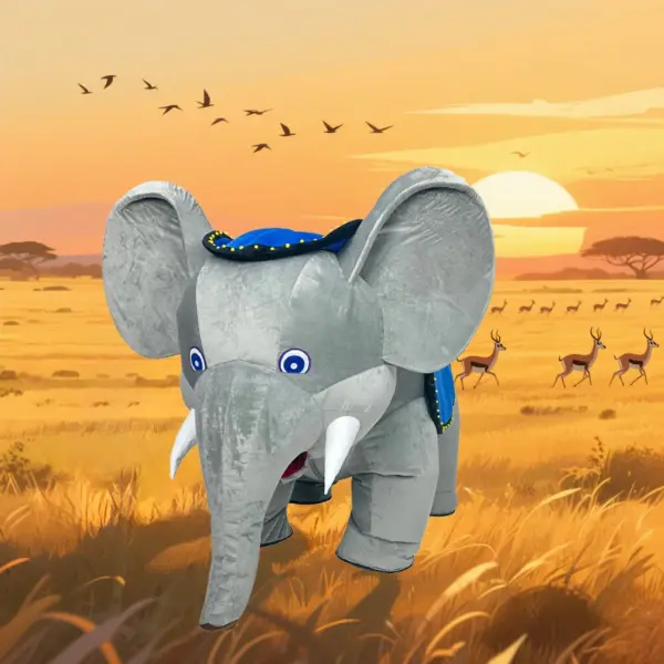 Four Legged Elephant Inflatable Costume for Adults - Cosplay & Party Fun