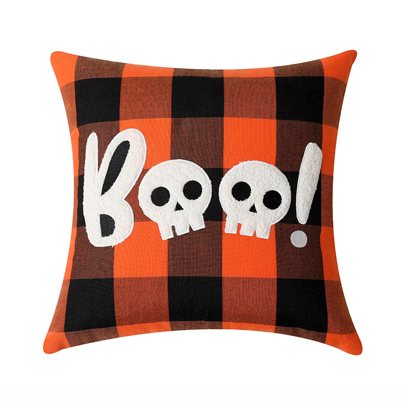 Checkered Boo 45x45cm