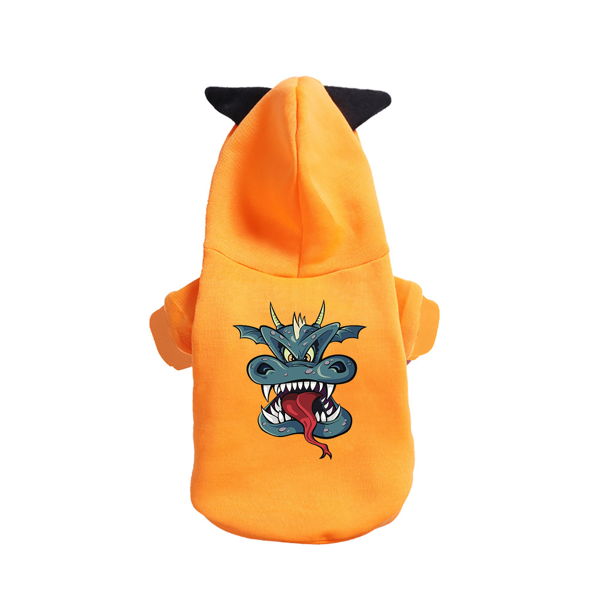 Halloween Cartoon Pet Hoodie Sweatshirt for Cats & Dogs - Holiday Costume - Image 4