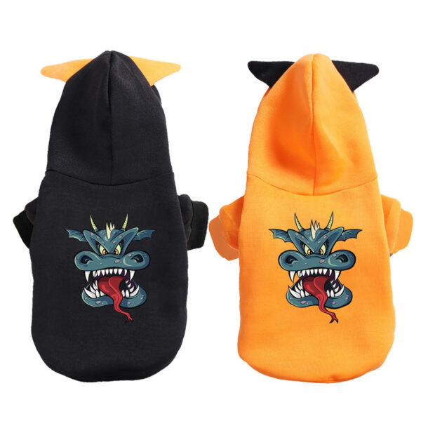 Halloween Cartoon Pet Hoodie Sweatshirt for Cats & Dogs - Holiday Costume