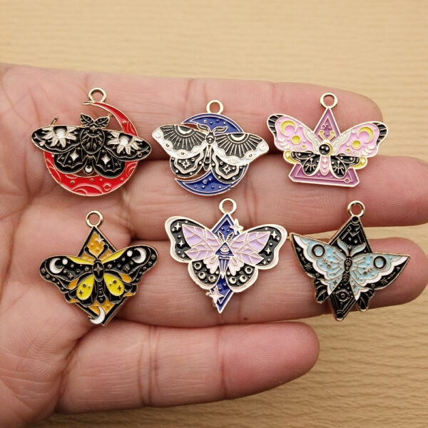 10pcs Gold Butterfly Charms for DIY Jewelry Making