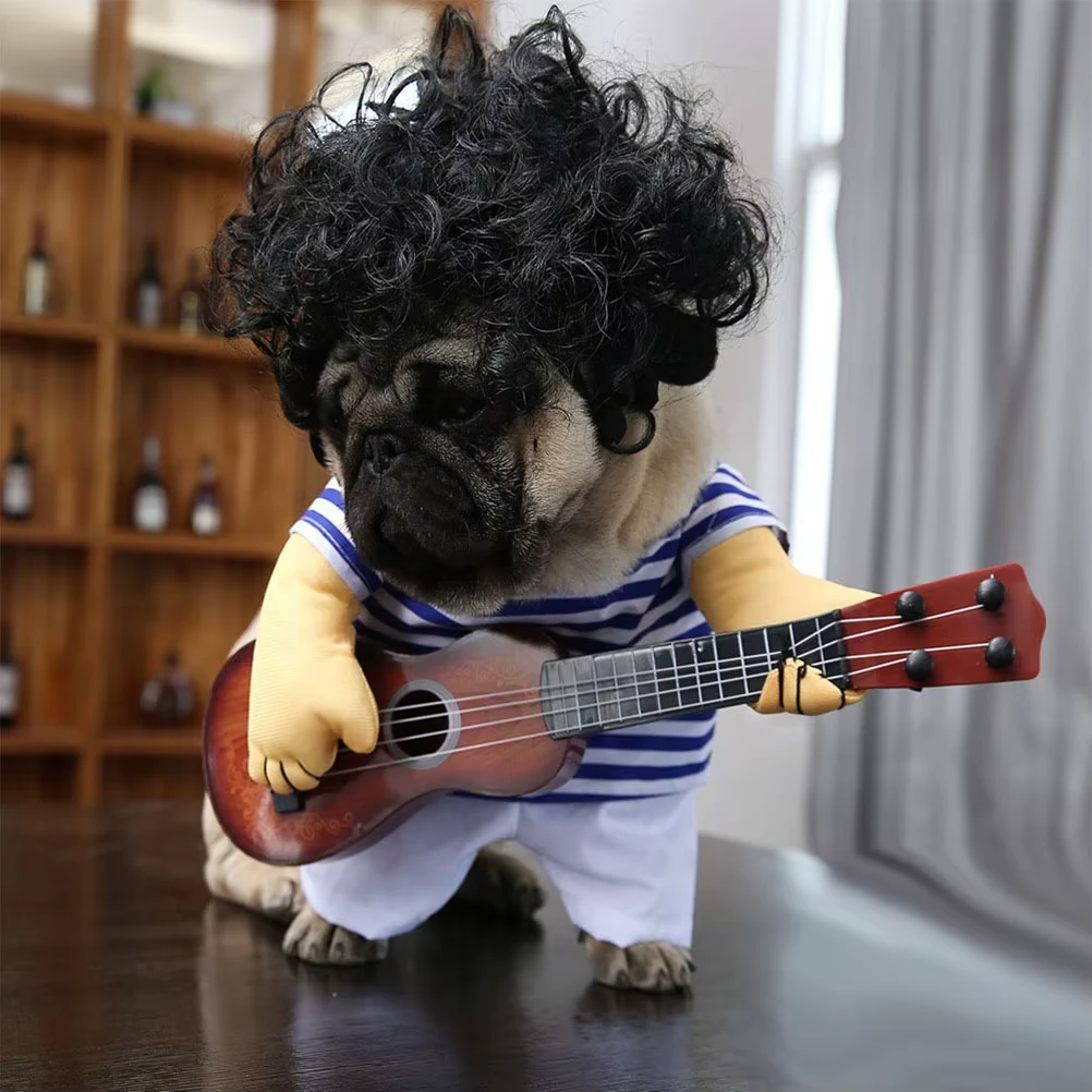 Funny Pet Guitar Costume for Dogs and Cats - Image 3