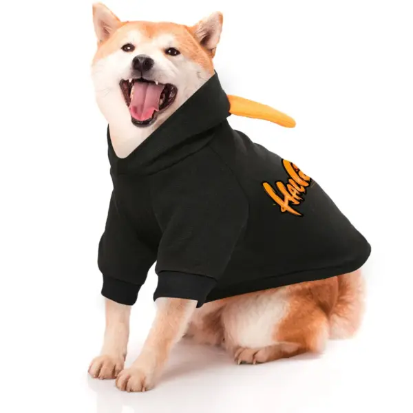 Halloween Cartoon Pet Hoodie – Cozy Autumn Costume for Cats & Dogs