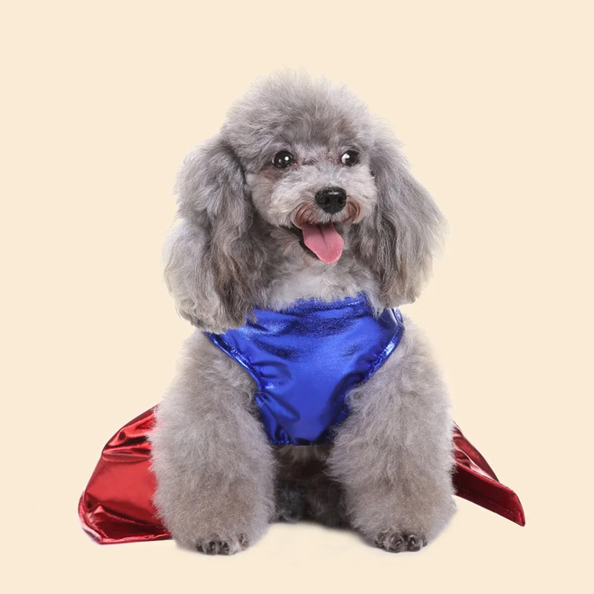 Halloween Dog Costume Dress – Satin Cosplay Outfit for Small & Medium Pets - Image 2