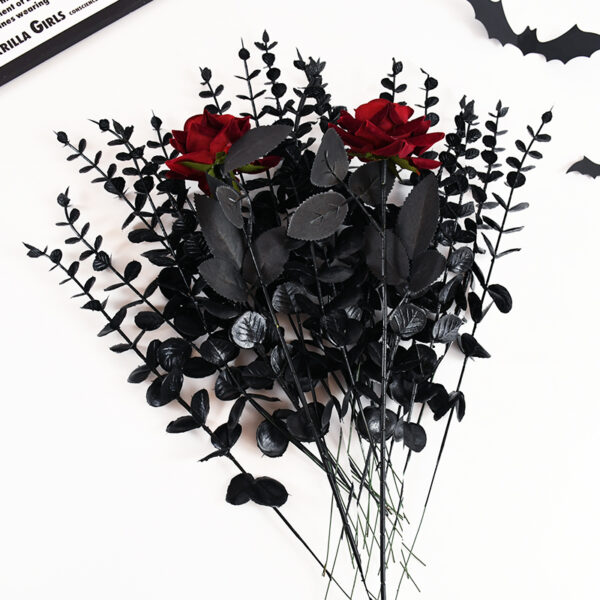 Black Eucalyptus Stems Faux Branches