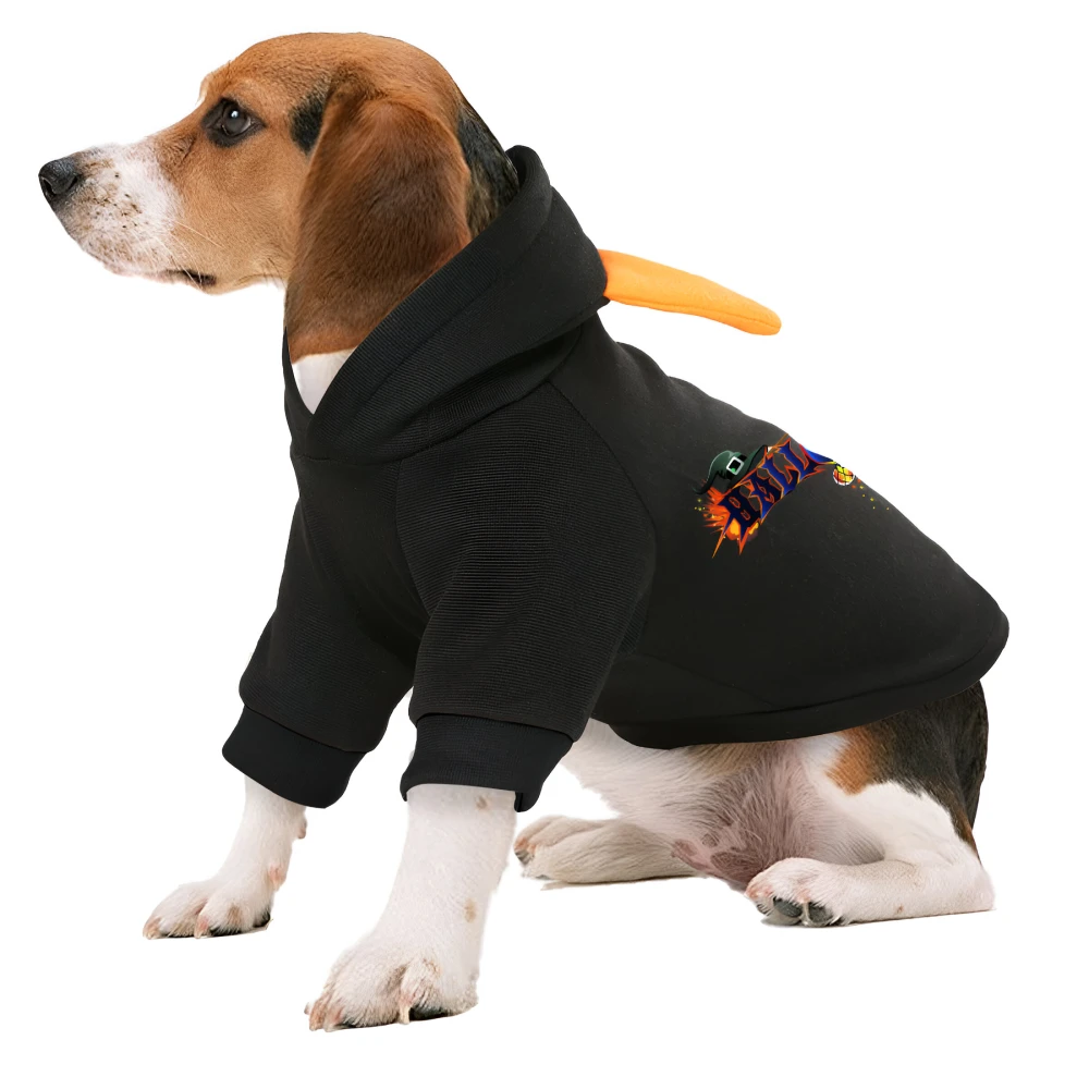 Cute Cartoon Print Pet Hoodie - Adorable Holiday Costume for Pets - Image 3
