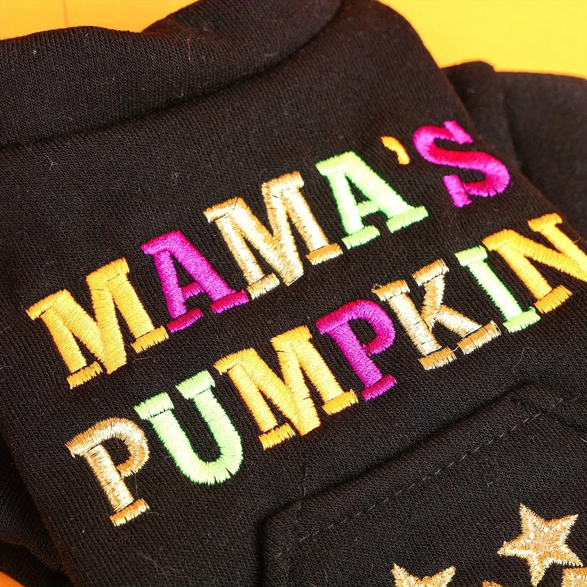 Halloween Pumpkin Pet Sweater – Funny Dog & Cat Jacket with Embroidery - Image 5
