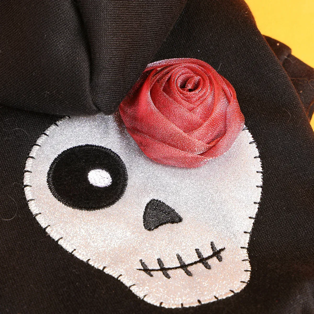 Halloween Skull Hoodie for Dogs – Funny Thick Black Pet Jacket - Image 5