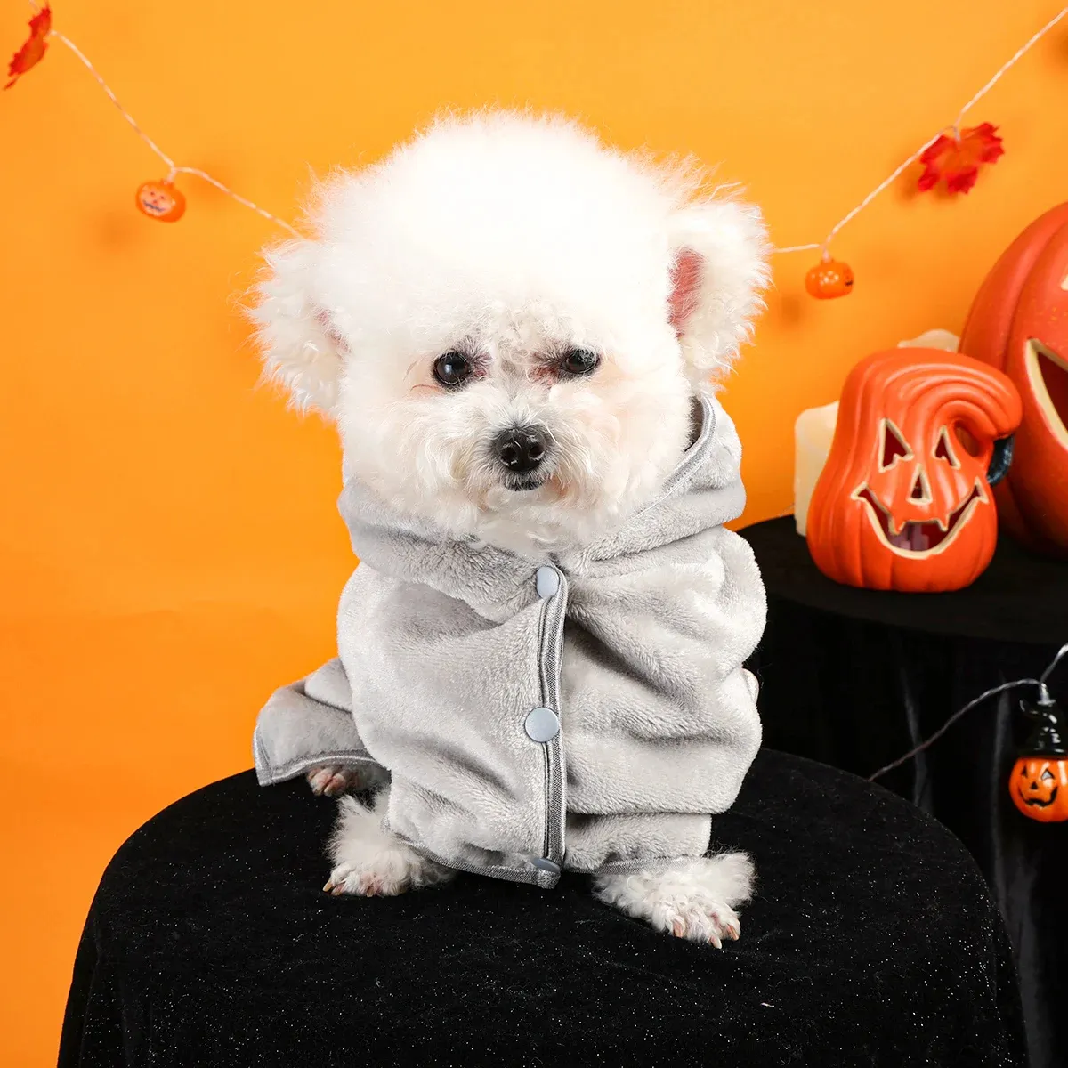 Halloween Zombie Pet Bath Towel – Quick Dry Dog & Cat Bathrobe - Image 2