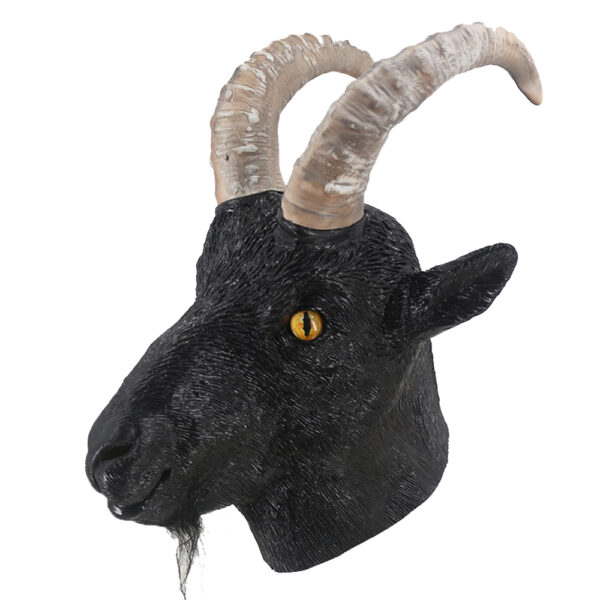 Realistic Latex Goat Mask for Halloween & Costume Parties