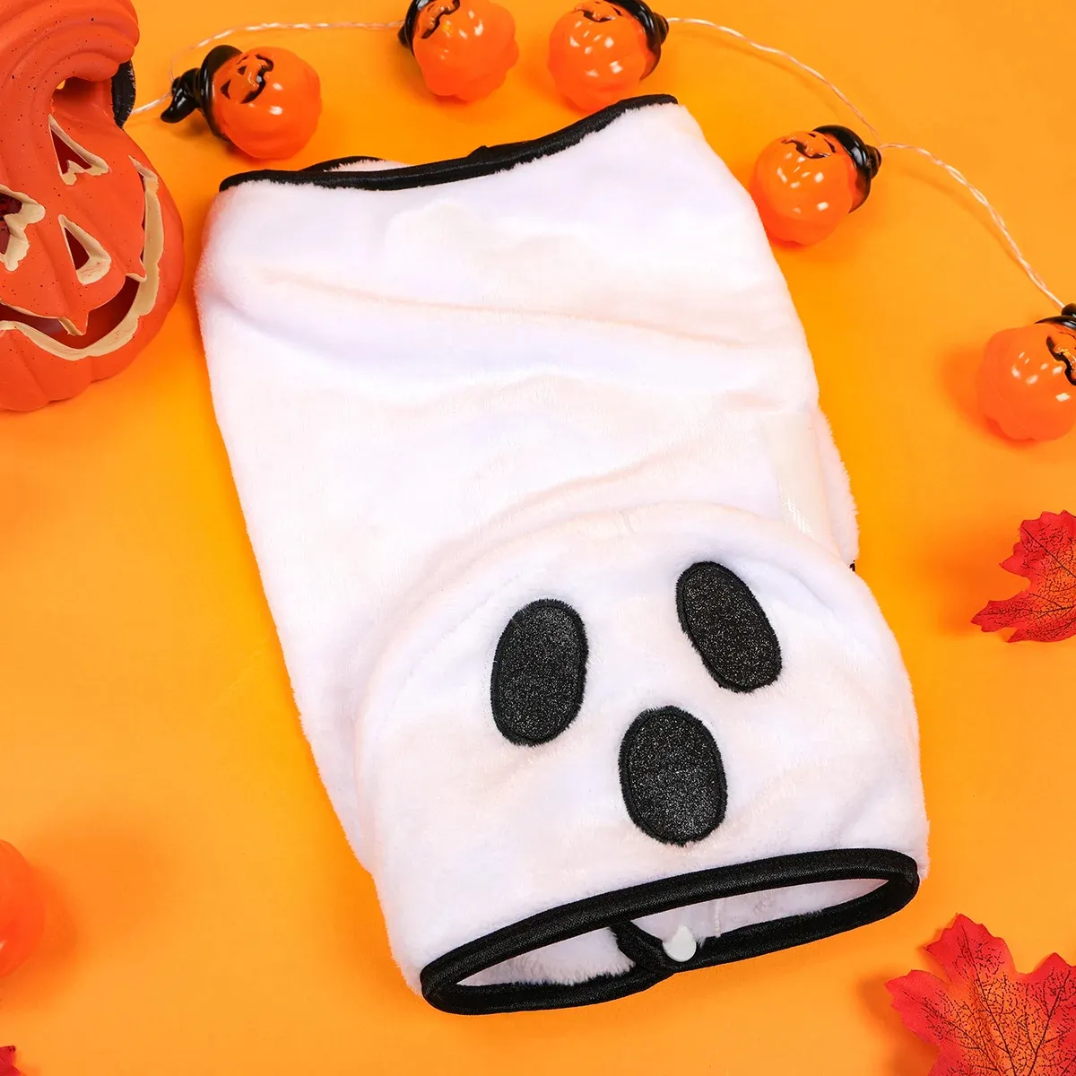 Halloween Ghost Pet Bathrobe – Soft Quick-Dry Towel for Cats & Dogs - Image 5