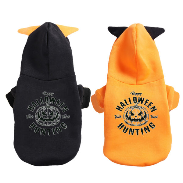 Cute Cartoon Print Pet Hoodie - Adorable Halloween Costume for Pets