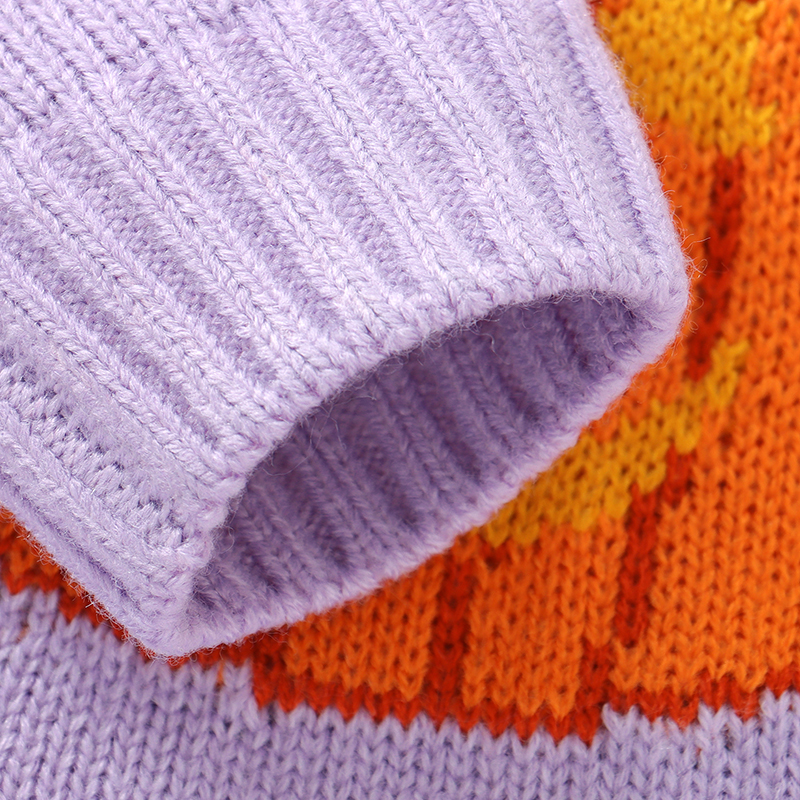Knitted Halloween Baby Romper Pumpkin Cat Jumpsuit 0-18M - Image 5
