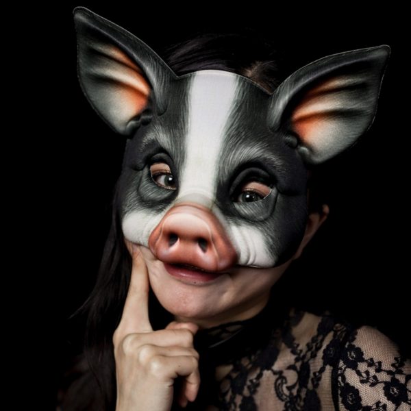 3D Pig Animal Mask for Cosplay, Parties & Role Play