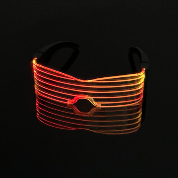 LED Light Up Glow Glasses Neon Party Eyewear for Men and Women