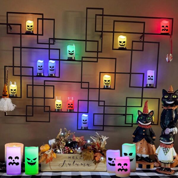 Color Changing Halloween LED Candles with Remote Control