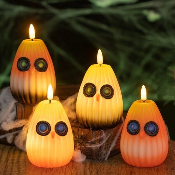 Halloween Owl LED Night Light Battery Operated Decoration
