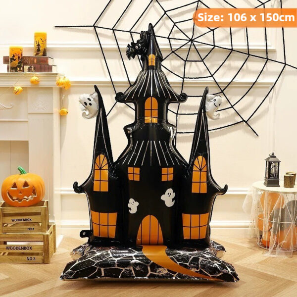 58-Inch Haunted House Halloween Foil Balloon Decoration