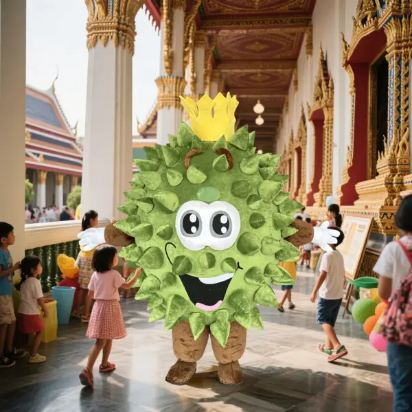 Inflatable Durian Costume – Adult Parade & Party Mascot Suit