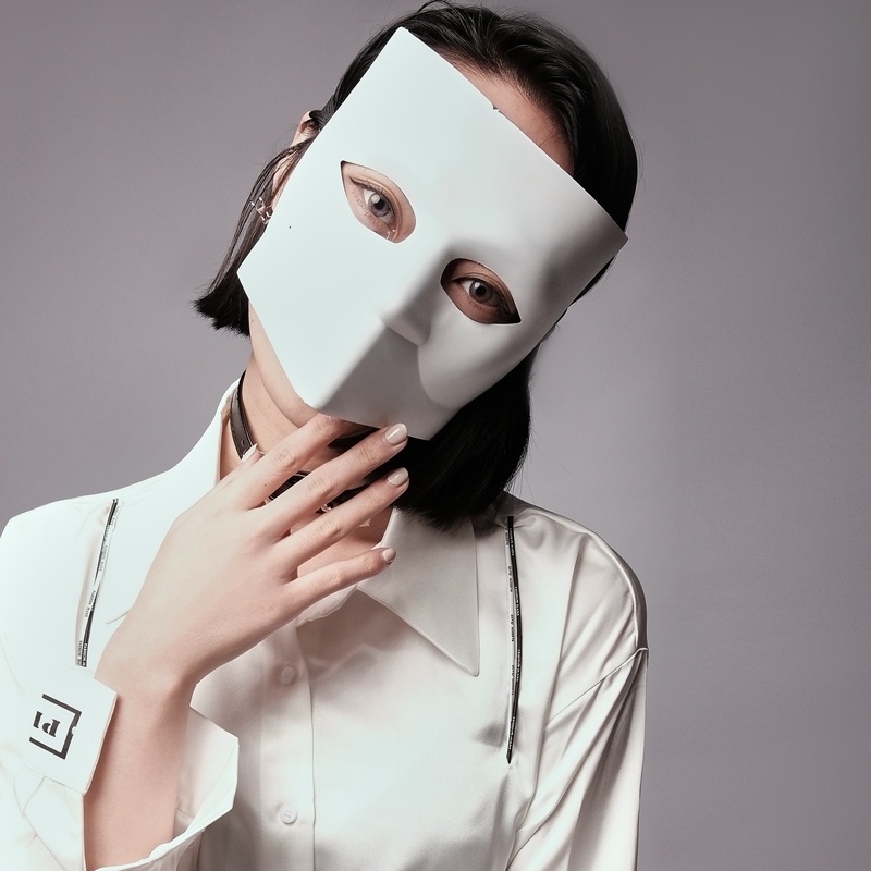 White Square Face
