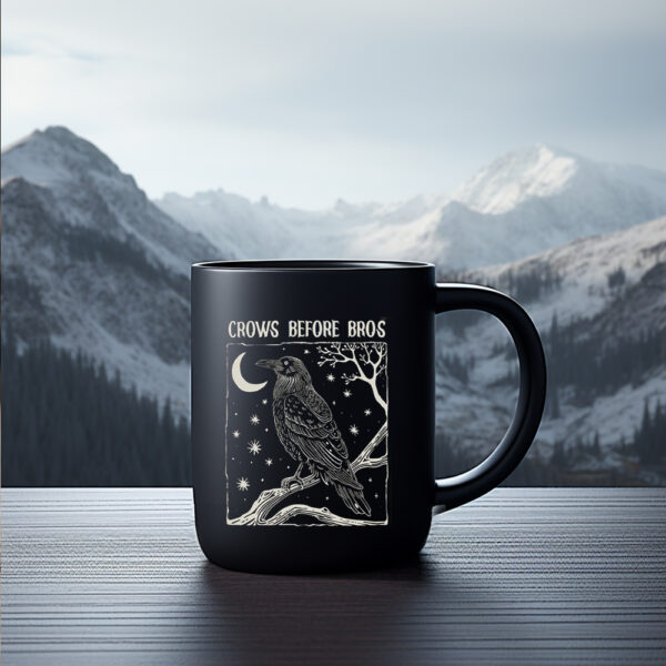 Crows Before Bros Coffee Mug - Perfect Gift for Crows Lovers & Friends
