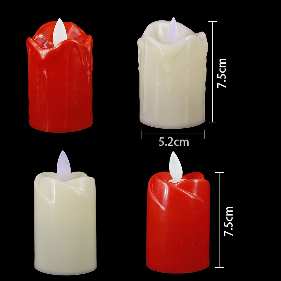 3pcs LED Flameless Candle Lights - Battery Operated, Safe for Home, Wedding & Party Decor - Image 6