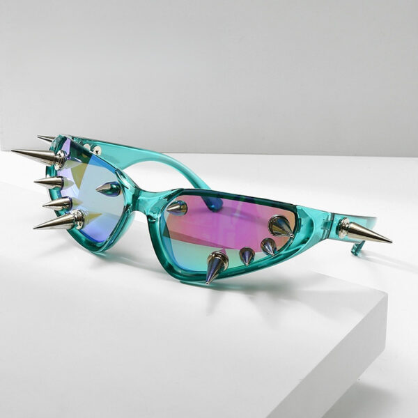 Cyberpunk Rivet Spike Sunglasses UV400 Party Shades