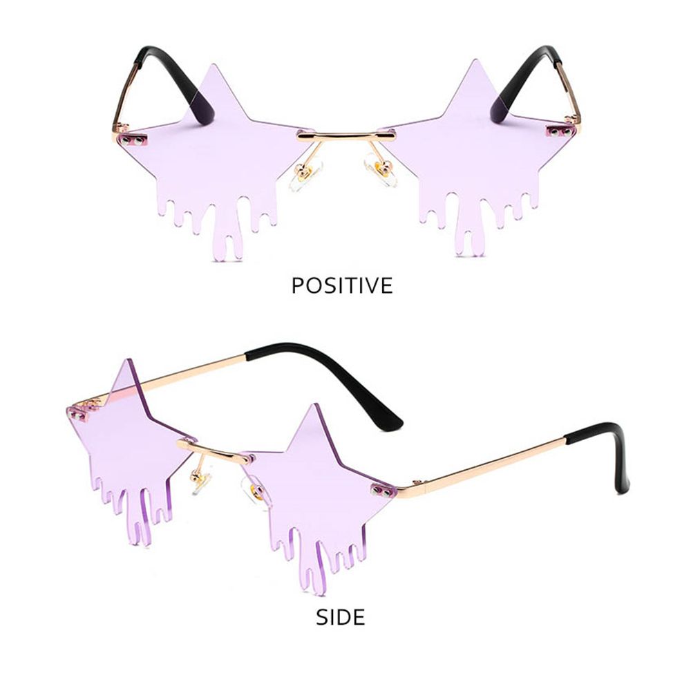 Fashionable Star Shape Sunglasses for Fun Cosplay and Parties - Image 3